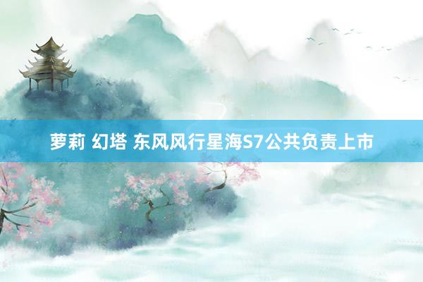 萝莉 幻塔 东风风行星海S7公共负责上市