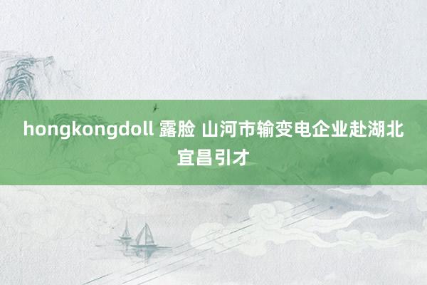 hongkongdoll 露脸 山河市输变电企业赴湖北宜昌引才