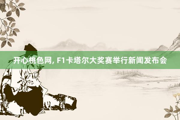 开心桃色网， F1卡塔尔大奖赛举行新闻发布会