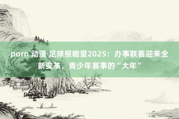 porn 动漫 足球报瞻望2025：办事联赛迎来全新变革，青少年赛事的“大年”