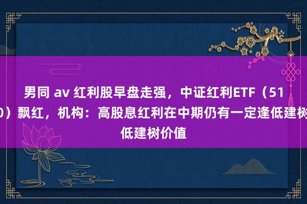 男同 av 红利股早盘走强，中证红利ETF（515080）飘红，机构：高股息红利在中期仍有一定逢低建树价值